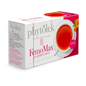 Phytolek FemoMax Mezcla de Té Herbal Funcional Natural, 20 Bolsitas de Té para la Salud de la Mujer - Product Image 2