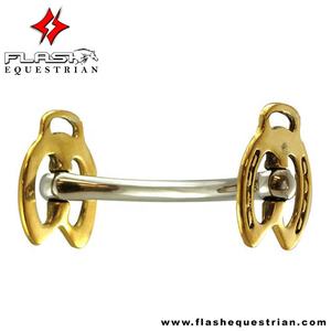 Brocas de caballo personalizadas de alta calidad, enlace francés, anillo en D, broca de mordaza holandesa occidental de acero inoxidable, broca Sier alemana directa del proveedor - Product Image 2