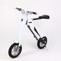 2020 populaire 12 pouces cadre en alliage d'aluminium 36v li-on batterie électrique vélo électrique pliable/pliant e-Vélo