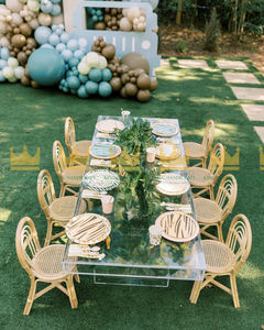 Silla Infantil de Ratán Natural Hecha a Mano, Moderna y Segura para Fiestas de Cumpleaños, Muebles Infantiles de Mimbre Ecológicos para Sala de Estar - Product Image 6