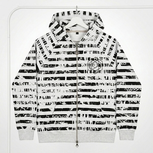 เสื้อฮู้ดดี้ TOOHOO รุ่นสั่งทำพิเศษ น้ำหนัก 500 กรัม ผ้าโพลีเอสเตอร์/คอตตอน สำหรับฤดูหนาว สไตล์สตรีทแวร์ทรงบ็อกซี่  ตกแต่งด้วยลูกปัด ล้างแบบวินเทจ พิมพ์ลายกราฟิกด้วยเทคนิค DTG - Product Image 5