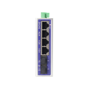 Switch Ethernet Industrial Gigabit de 6 Puertos, 4 PoE + 2*1000M Fibra Óptica SFP, Montaje en Riel DIN para Uso en Exteriores, CCTV, NVR - Product Image 3