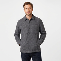 Veste coupe-vent réversible unie de qualité supérieure, 100% polyester, vêtements d'hiver, devant doux, respirant, écologique