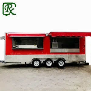 모바일 식품 트럭 트레일러 풀 주방 미국 캘리포니아 장착