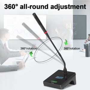 Nuevo Sistema de Micrófono Inalámbrico Profesional DR666 de 2 Canales con Cable Flexible, Cancelación de Ruido, Metal y Plástico - Product Image 4