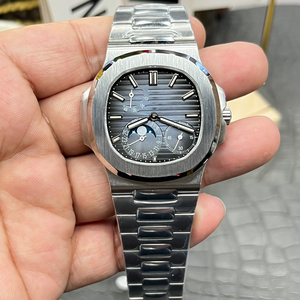 Reloj Mecánico Multifunción Impermeable para Hombre con Correa <span class=keywords><strong>de</strong></span> Acero Inoxidable, Movimiento Totalmente Automático, Serie 5712 para Negocios - Product Image 3