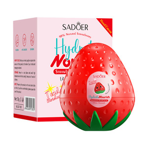 Crema de Manos SADOER con Vitamina E Natural, Nutre, Ilumina, Repara, con Forma de Fresa, Mejora la Opacidad - Product Image 1