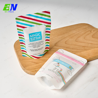 Sac d'emballage de sel de bain en plastique de finition mate d'impression personnalisée de pochette écologique avec la tirette refermable