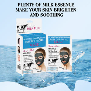 Masque facial peel-off éclaircissant She Milk Plus, nettoyage en profondeur, élimination des points noirs, hydratant, soin de la peau du visage, 20 g x 10 pièces - Product Image 2