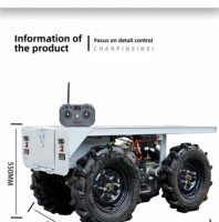 Véhicule utilitaire tout-terrain électrique RC 4x4 avec remorquage UGV, connectivité série CAN SDK prise en charge