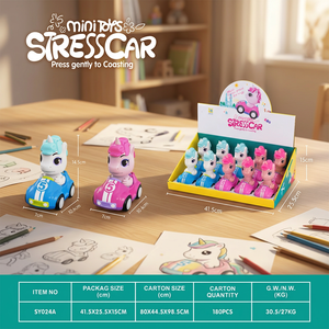 Juguete Antiestrés de Unicornio de Plástico con Sonido al Presionar y Luces, Regalo Escolar para Niños de 2 a 4 Años - Product Image 3