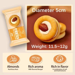 Snacks Tradicionales Chinos en Oferta, Nueces <span class=keywords><strong>de</strong></span> <span class=keywords><strong>Almendra</strong></span> con Sabor Dulce, Nueces Horneadas, <span class=keywords><strong>Galletas</strong></span> Crujientes, 11.6g*259 bolsas/caja - Product Image 3