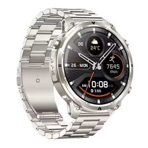2026 MK100 GPS <b>Smart</b> <b>Watch</b> 1.7Inch AMOLED Alloy Case 400mAh Battery 10M Waterproof IOS Compatible Compass Outdoor Heart Rate - Product Image 3