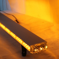 Superschlanke LED-Warnleuchte für Auto und LKW, Dachmontage, Hochintensives Notfall-Gelblicht, 47 Zoll Leuchtbalken, 12V 24V
