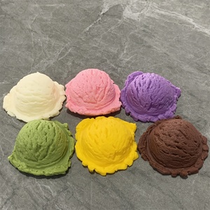 Modelo de Comida Falsa de PVC Plástico de 1.96 Pulgadas, Multicolor, con Bordes, para Helados, Conos de Waffle, Bolas de Helado y Accesorios DIY - Product Image 6