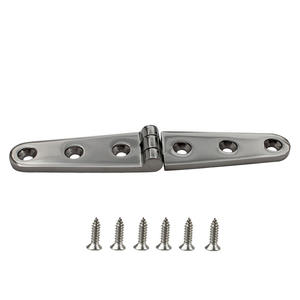 Bisagras Rectas de Acero Inoxidable 316 con Seis Orificios y Acabado Pulido Espejo, Herrajes Marinos - Product Image 2