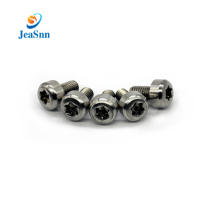 JeaSnn Micro anodisé noir acier inoxydable tête fraisée taraudage sécurité à tête hexagonale capuchon Torx vis <span class=keywords><strong>boulon</strong></span> - Product Image 2