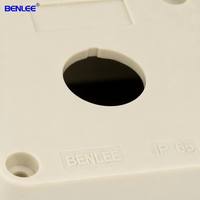Boîtier de station de contrôle industrielle BENLEE, étanche IP65, boîte à boutons poussoirs 22 mm à 1 trou avec connecteur PG13.5