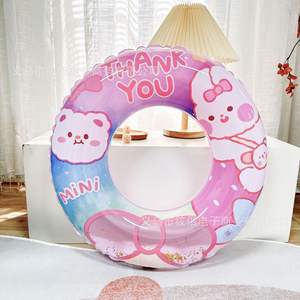 Flotador Inflable Infantil Xiaolu con Diseño de Dibujos Animados, Anillo de Natación Redondo para Niños con Lentejuelas - Product Image 3