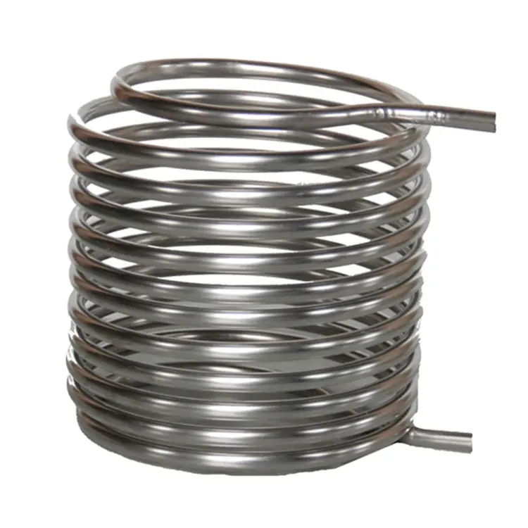304 heat exchanger/cooler stainless steel coiled pipe