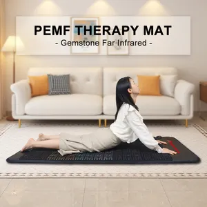 ทัวร์มาลีนอเมทิสต์ขนาดเต็ม Biastone PEMF Mat ที่นอนโฟตอน PEMF ทําความร้อนอินฟราเรดไกล