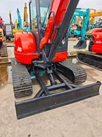 Excavatrice d'occasion Kubota 5,5 tonnes d'origine japonaise Kubota U55-4 en vente, faible nombre d'heures de travail, mini-pelle d'occasion Kubota U55
