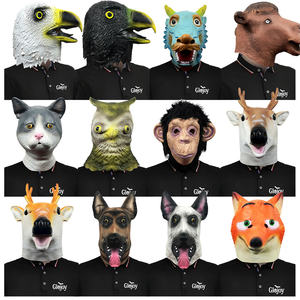 Máscaras de Animales de Látex Divertidas, Varios Estilos para Adultos, Decoración para Fiestas de Disfraces de Halloween, Accesorios Realistas para <span class=keywords><strong>la</strong></span> Cabeza, Venta al por Mayor, Personalizadas - Product Image 4