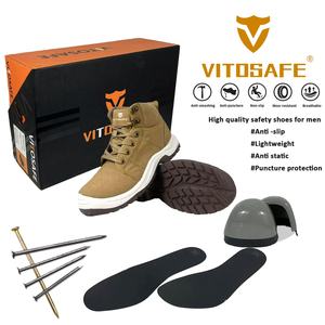 Botas de Trabajo Ligeras Antideslizantes con Puntera de Acero VITOSAFE, Calzado de Seguridad Industrial para Hombre para Invierno, para Fábrica - Product Image 5