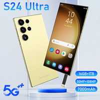 Teléfono Celular S24 Ultra al Por Mayor, Precio de Fábrica, 16GB+1TB, 7.3 Pulgadas, Desbloqueado, S-Pen, Deca Core, 4G WIFI, Android LTE, 108MP, Asequible, OEM