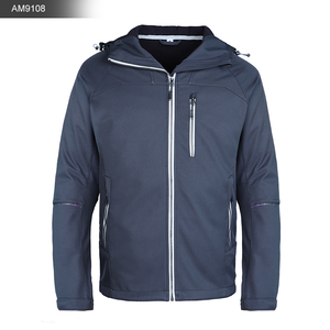 Veste Softshell Tactique Doublée en Polaire pour Homme avec Capuche Manteau de Randonnée Multifonctionnel Imperméable - Product Image 1
