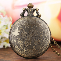 Cadeau souvenir britannique bijoux en métal vintage London Tower Bridge collier chaîne hommes montre de poche