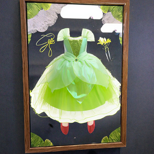 Disfraz de Tiana de Navidad, Vestido Tutú de Halloween, Vestido de Princesa Tinker Bell, Vestido de Fiesta de Niña de las Flores, Disfraz de Hada Mariposa para Cosplay - Product Image 2