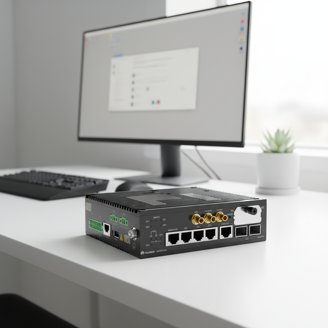 Huaweis AR502H Series 50010578 Router-AR502H-CN 2*RS485(or 2*RS232),1*DI/DO,3*GE (10/100/1000M RJ45) Enterprise-grade Router