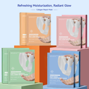 <span class=keywords><strong>Mascarilla</strong></span> Facial Hidratante de Hidrogel Coreana OEM de Venta Caliente con Ácido Hialurónico, <span class=keywords><strong>Mascarilla</strong></span> de Tela, <span class=keywords><strong>Mascarilla</strong></span> Facial de Cristal de Colágeno Bio - Product Image 1
