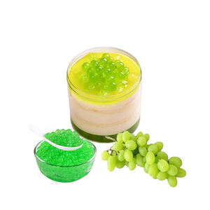 Perles de boba de raisin vert avancées pour la production de bubble tea, garniture pour bubble tea, emballage en sachet, fournisseurs en gros fiables, perles de boba - Product Image 3