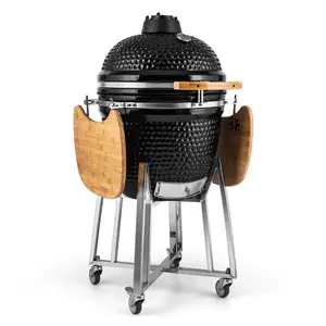 חם auplex auplex חם auplex מטבח Kamado 21 אינץ xl גריל פחם גריל