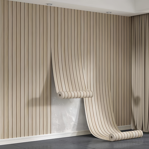 <span class=keywords><strong>Vinilo</strong></span> Autoadhesivo Decorativo <span class=keywords><strong>para</strong></span> <span class=keywords><strong>Pared</strong></span> con Diseño de Rayas de Madera, Papel Decorativo Removible <span class=keywords><strong>para</strong></span> <span class=keywords><strong>Pared</strong></span> - Product Image 4