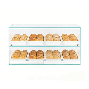 Vitrine de Comptoir en Verre pour Boulangerie, Présentoir à Pain, Vitrine à Desserts et Pâtisseries, Meuble Personnalisé pour Magasin Entier - Product Image 1