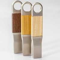 Clé USB 2.0 en Bois Ultra-Fine Personnalisable avec Logo – 4 Go, 8 Go, 16 Go, 32 Go – Clé USB 4 Go, 8 Go avec Porte-clés Offert, 16 Go
