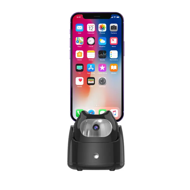 2024 New Motion Tracking Adjustable Ai Smart Phone Camera Mount Gimbal Stabilizer for Live Streaming Gimbal Stabilizer Tripod