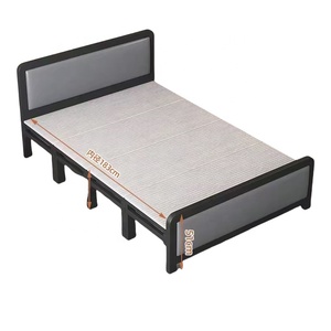 Hot-selling Single or Double King-size <strong>Bed</strong>, Multi-functional Luxury Metal Frame Folding <strong>Bed</strong>, Portable Office or Outdoor Use - Product Image 1