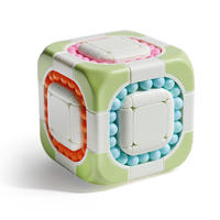 Coffret de jouets Fidget Box Surprise Poppers, ensemble de jouets à bulles à presser, cube Fidget Spinners