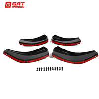 Pour BMW G80 M3 G82 G83 M4 2021+ Ailerons de pare-chocs avant en fibre de carbone sèche, Canards style GT4, Garnitures d'aération de pare-chocs