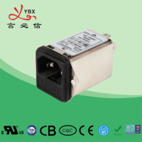 Filtre d'entrée IEC à faible courant de fuite 1A-10A 115V/250VAC avec fusible, filtre anti-bruit EMI pour équipement de test et de mesure