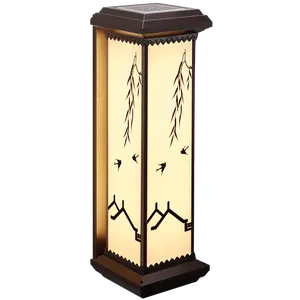 JSJ-BD-P1-M Platte Kap Led Zonne-Wandlamp Ip65 Outdoor Chinese Waterdichte Wandlamp Tuinverlichting Voor Gebruik Buitenshuis