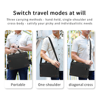 CoolBELL Business Office – sac pour ordinateur portable de grande capacité de 15 pouces, sac à bandoulière étanche pour hommes, sac à main pour documents, porte-documents