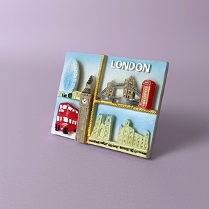 Imán para Refrigerador de la Ciudad de <span class=keywords><strong>Londres</strong></span>, Reino Unido, Big Ben, Puente Tower, Autobús, Universidad de Cambridge, Adhesivo Magnético Tridimensional de Resina Sintética - Product Image 5