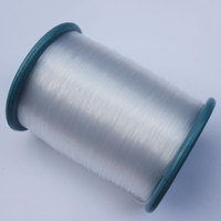 Fils de nylon transparents blancs assortis 0,25/0,30/0,35/0,4/0,5/0,6 mm, ligne de pêche, bobine de bijoux, non élastique