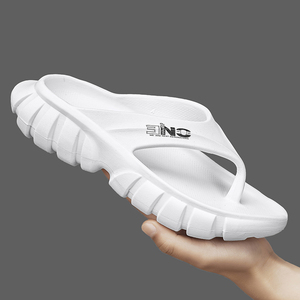 INC White EVA Outdoor Slippers Open Toe Cushioned Summer <b>Slide</b> Sandals - Product Image 1