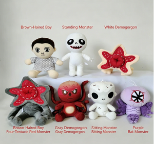 Juguetes de Peluche de <span class=keywords><strong>Stranger</strong></span> <span class=keywords><strong>Things</strong></span>, Figuras de <span class=keywords><strong>Eleven</strong></span> y Demogorgon, Muñecos de Peluche Suaves para Niños y Fans - Product Image 1